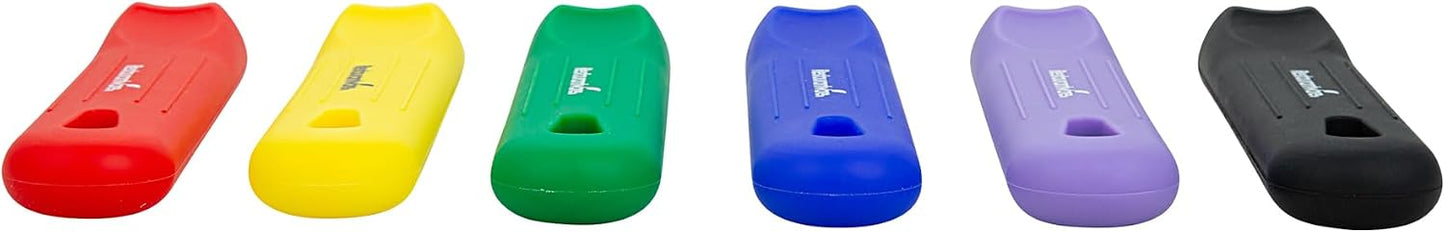 Restaurantware Silicone Pan Handle Cover Set 1-Count Heat-Resistant Removable Pan Handle Grips, Ergonomic Non-Slip Green Handle Protectors for Fry Pans and Sauce Pans
