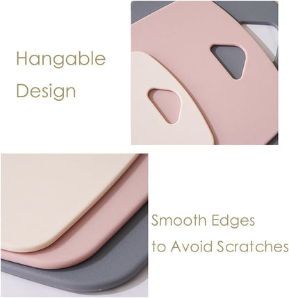 Cutting Board Set for Kitchen,Plastic Large-small Chopping Board Set of 3,Dishwasher Safe,BPA Free