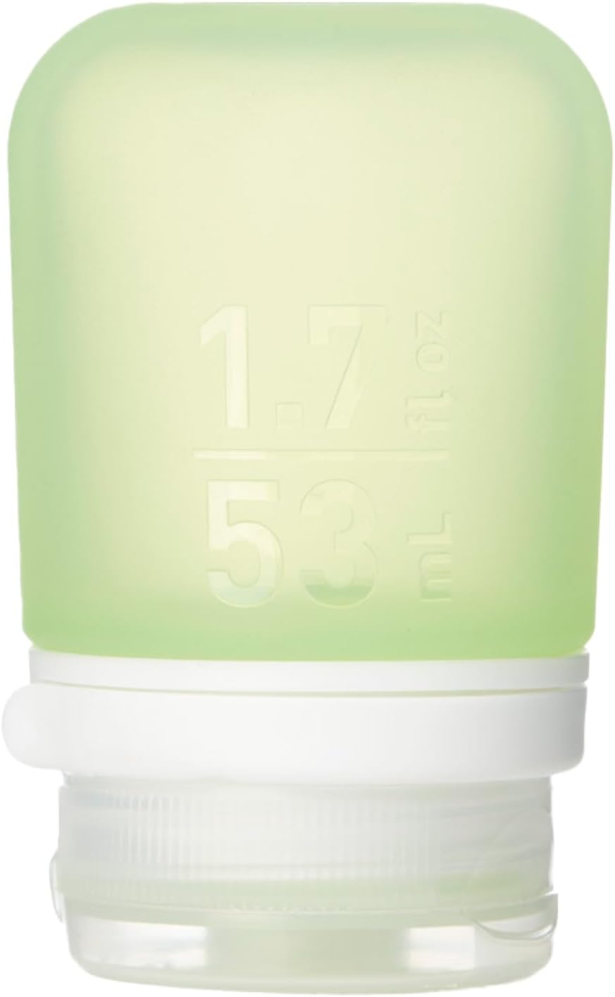 humangear GoToob+ (XL) | Refillable Silicone Travel Bottle | Locking Lid | Food-Safe Material | Blue, XL (6 fl.oz.; 177ml)
