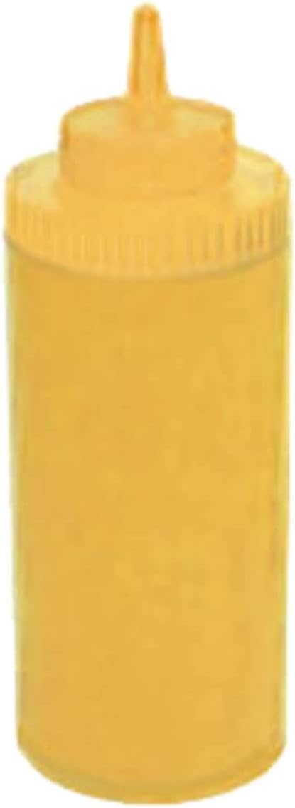 Winco 12 oz Clear Plastic Squeeze Bottles, 6pk (Set of 6)
