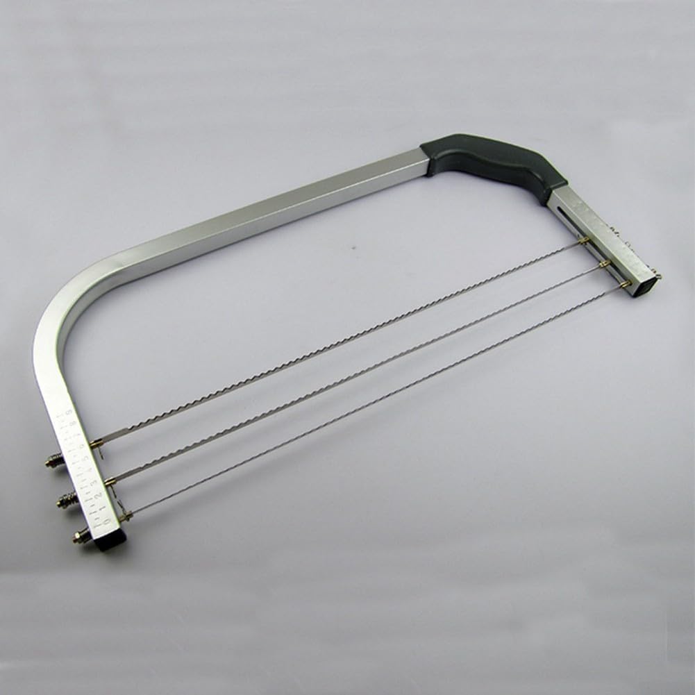 Large Adjustable 3 Blades Cake Cutter Interlayer Cake Slicer DIY Household Tools Leveler Stainless Cut Saw