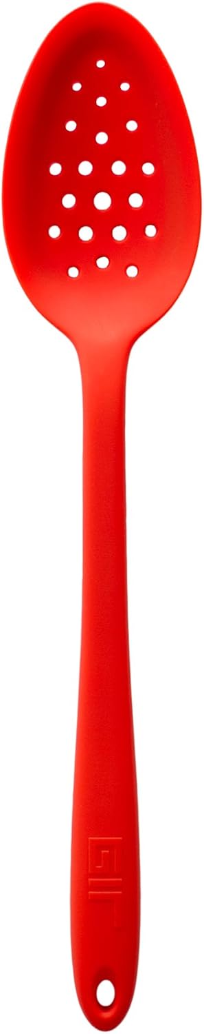 GIR Perforated Silicone Spoon, Multi-Purpose KitchenTool – Black
