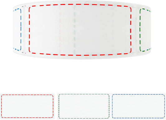 1000 Removable Freezer Labels, 1 x 2 in, Waterproof Oil-Proof Stickers | 1000 removable freezer labels, 1 x 2 in, waterproof and oil-proof for food storage, jars, containers, and kitchens