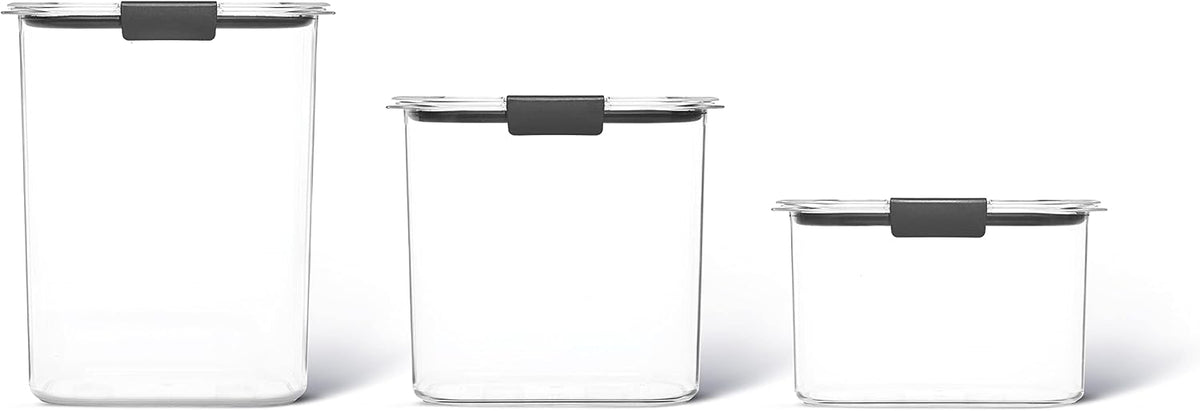 Rubbermaid Brilliance Pantry Airtight Food Storage Container, BPA-Free 7.8 Cup, Ideal for Brown Sugar - Efficient, Leak-Proof and Dishwasher-safe