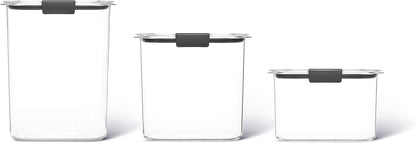 Rubbermaid Brilliance Pantry Airtight Food Storage Container, BPA-Free 7.8 Cup, Ideal for Brown Sugar - Efficient, Leak-Proof and Dishwasher-safe