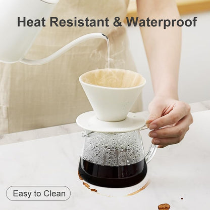 Silicone Mats for Kitchen Counter, Treerit 47.24"x 23.62" Extra Large Silicone Mat, Non-slip Heat Resistant Kitchen Counter Mat, Quartz Countertop Protector, Shipped Rolled Up, No Creases, Gray