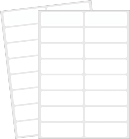 Removable Freezer Labels Stickers, 1 x 3 Inch Blank Removable Freezer Labels Food Storage Stickers, Date Label Waterproof Oil Resistant Easy Clean No Residue- 250 Sheets