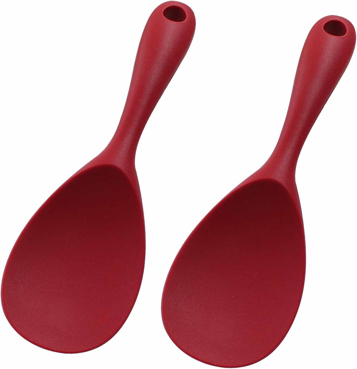 2Pcs Silicone Rice Paddle, Gray