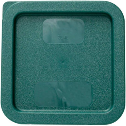 Tiger Chef 18 Quart Commercial Grade Clear Food Storage Square Polycarbonate Containers With Blue Lids 4 Pack