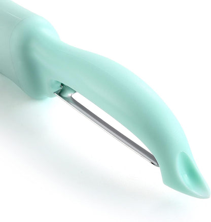 Spring Chef Premium Swivel Vegetable Peeler, Soft Grip Handle and Ultra Sharp Stainless Steel Blades - Perfect Kitchen Peeler For Veggie, Fruit, Potato, Carrot, Apple - Mango