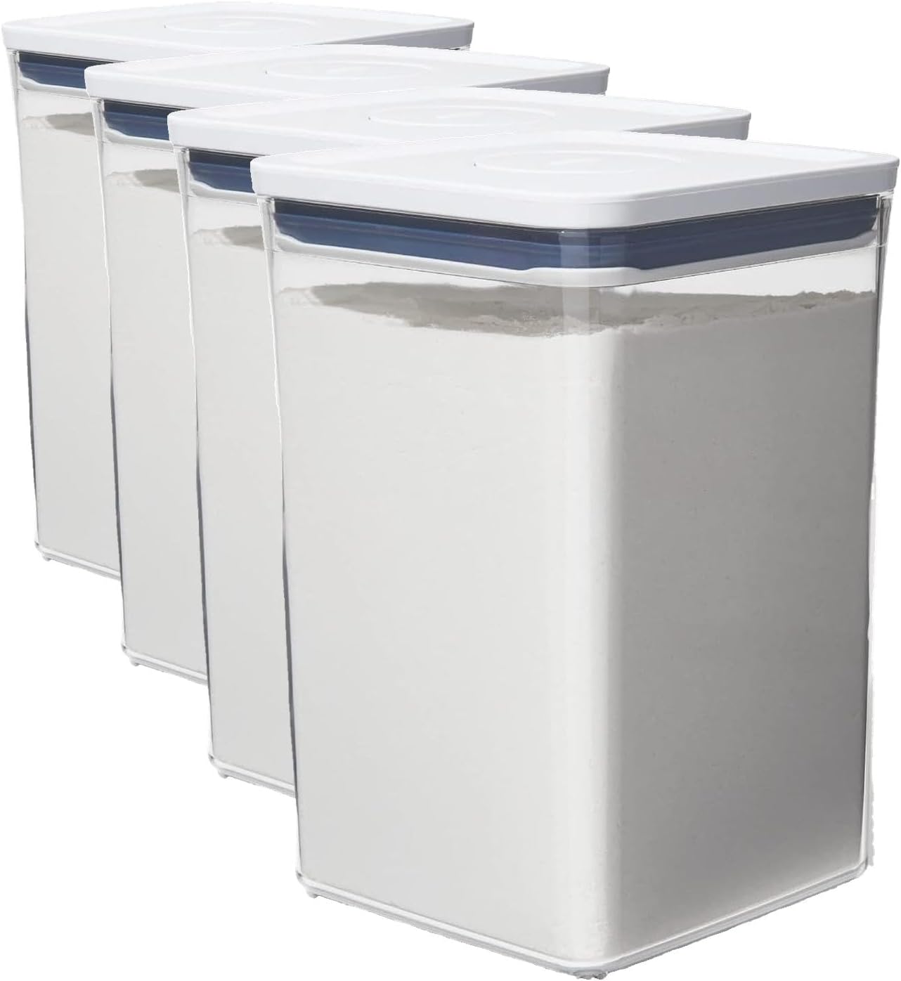 OXO Good Grips POP Container - Airtight Food Storage - Big Square Short 2.8 Qt Ideal for 5 lbs of sugar, cookies or crackers