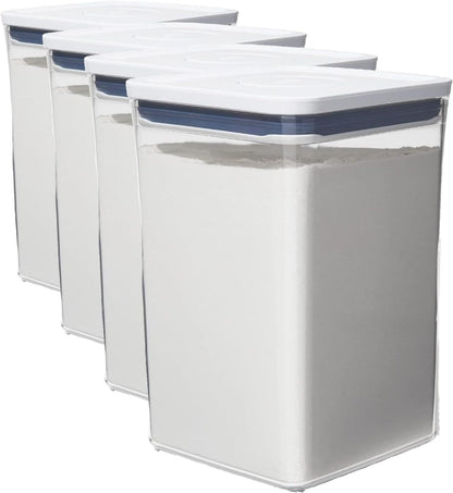 OXO Good Grips POP Container - Airtight Food Storage - Big Square Short 2.8 Qt Ideal for 5 lbs of sugar, cookies or crackers