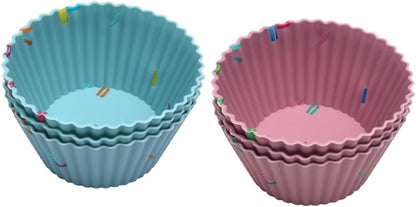 Jumbo Silicone Muffin Baking Cups Round Cake Mold Multi-purpose Baking Cups Easy Demoulding Non-stick for Diy