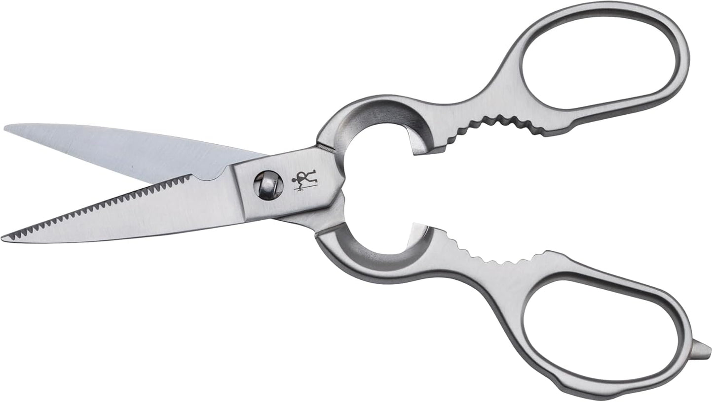 HENCKELS Kitchen Shears, Made in Japan, Kitchen Scissors, Multi-Purpose Scissors with Stainless Steel Blades, Built-In Bottle Opener & Soft Grip – Dishwasher Safe