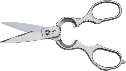 HENCKELS Kitchen Shears, Made in Japan, Kitchen Scissors, Multi-Purpose Scissors with Stainless Steel Blades, Built-In Bottle Opener & Soft Grip – Dishwasher Safe
