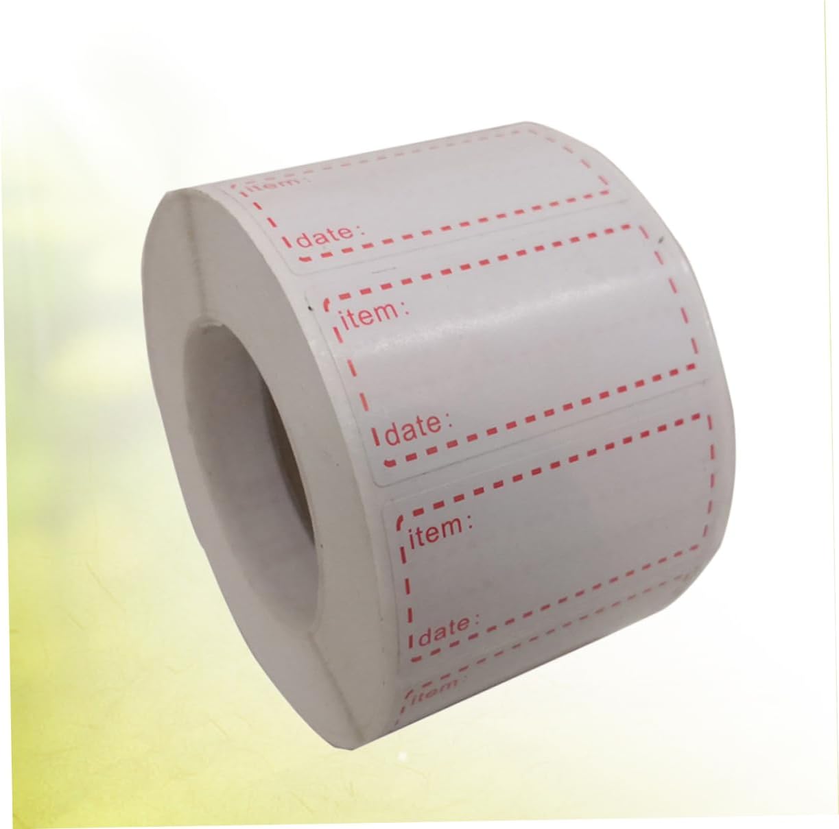 STOBOK 3rolls Eco-Friendly Kitchen Food Date Stickers Non-Toxic Labels for Containers Pantry Expiration Dates