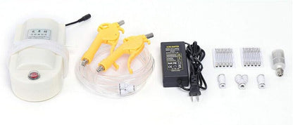 Electric Meat Marinade Injector Pump with Dual Guns, 10 Stainless Steel Needles, Food-grade Silicone Tube, 50W Electric Pump Gun for Lamb, Beef, Pork, BBQ, Home Kitchen Cooking, Easy to Use and Clean