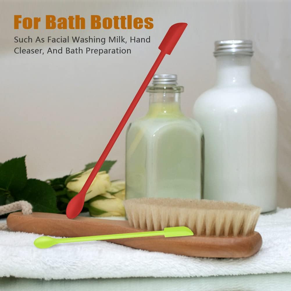 Silicone Spatula Set 3Pcs, Mini Jar Scraper for Makeup & Food