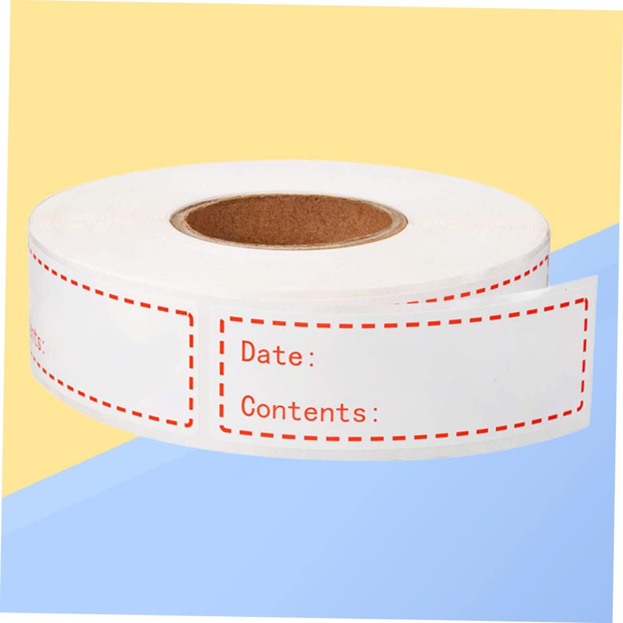 Angoily Kitchen Food Storage Labels Dates 500pcs Record Date Stickers for Easy Identification Removable Labels for Pantry Organization and Freezer Use