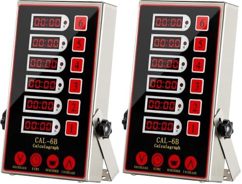 Commercial 8 Channels Digital Kitchen Timer, Calculagraph Fry Timer