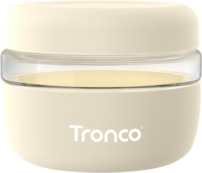 Tronco 24 oz Glass Food Storage Containers with Lids, Airtight, Leak & Spill Proof Glass Lunch Bowls for Meal Prep, Salad, Yogurt, Soup & Stew, Microwave & Dishwasher Safe, BPA-Free, Set of 1