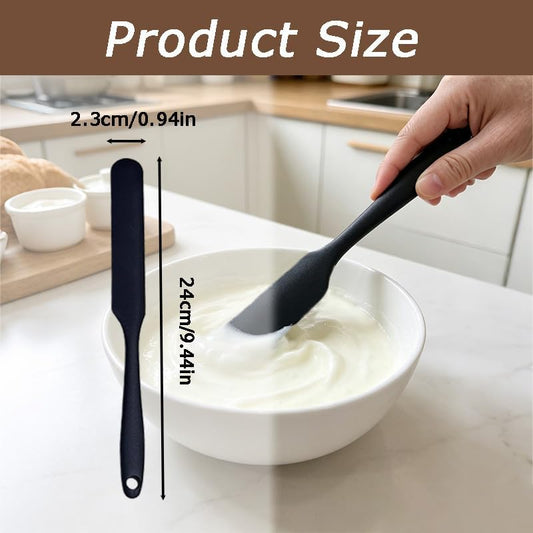 10 Pack Silicone Jar Spatula, 9 Inch Heat-Resistant Food Grade Scraper, Kitchen Tool for Scraping Icing, Bread Cream, Peanut Butter & Jam, 10 Assorted Colors