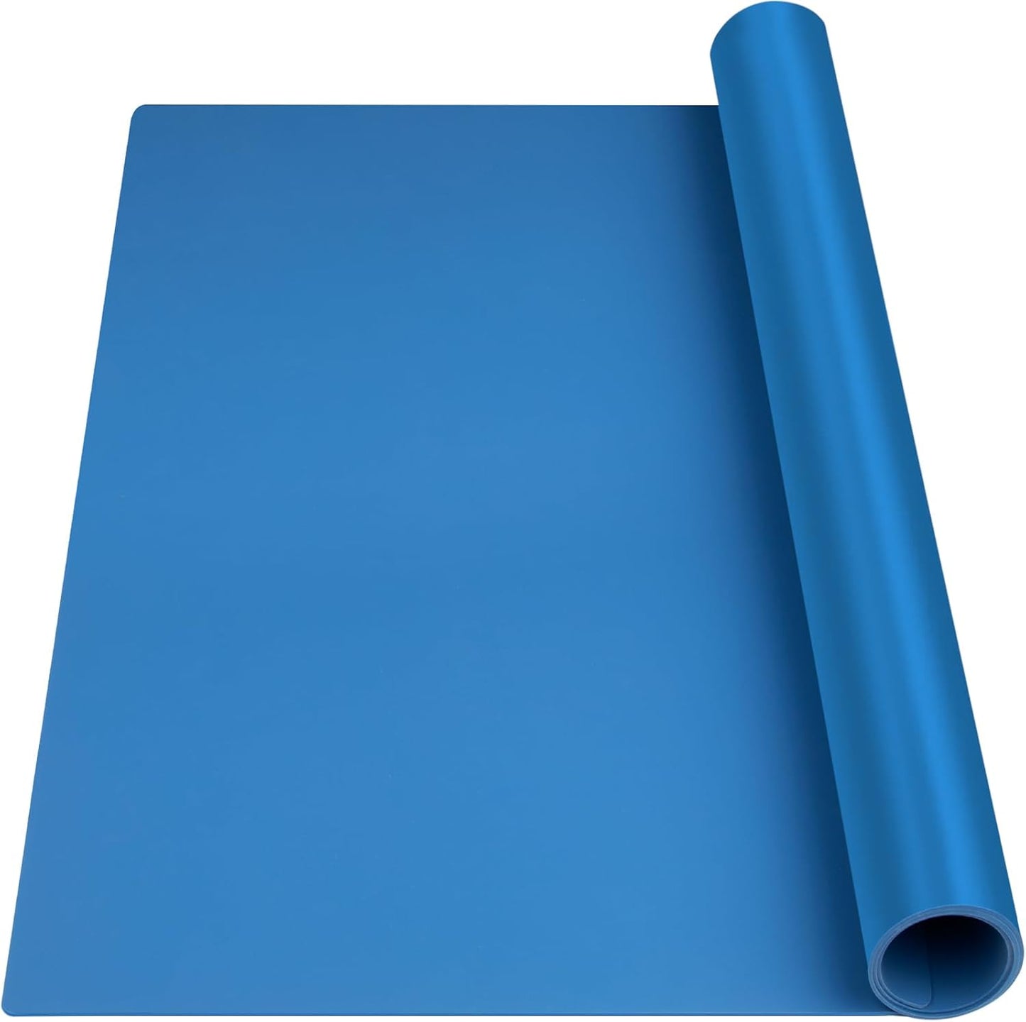 Extra Large Silicone Mat, 84”x24” Heat Resistant Mats for Countertop, Cuttable Waterproof Kitchen Counter Mat, Multipurpose Countertop Protector Mat, Silicone Mats for Kitchen Counter (Translucent)