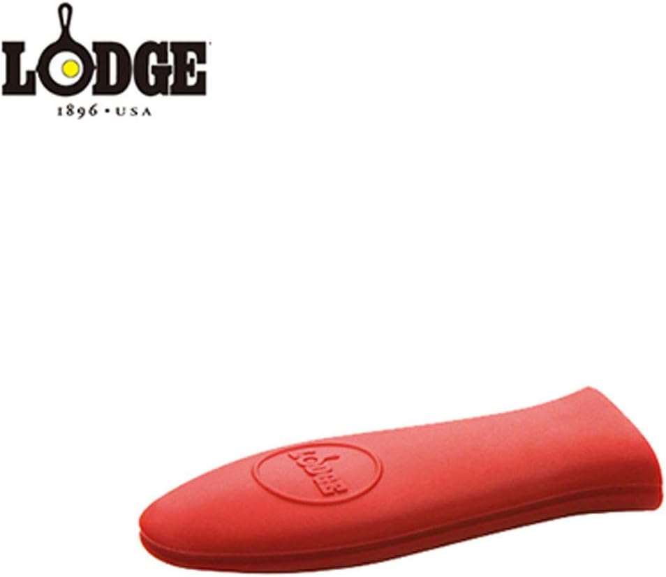 Lodge Silicone Mini Hot Handle Holder, Dishwasher Safe, Red
