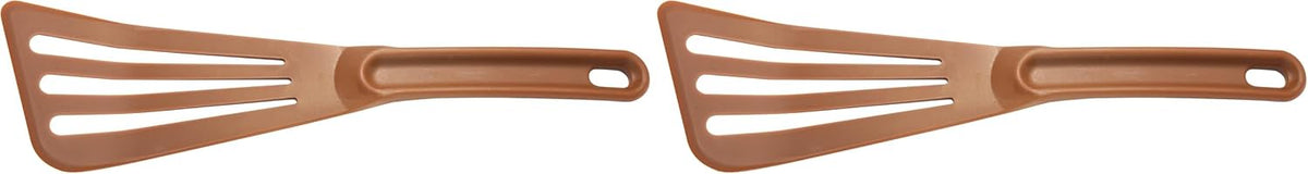 Mercer Culinary Hell's Tools Hi-Heat Slotted Spatula, 12 Inch x 3.5 Inch, Gray