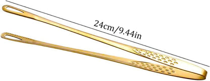 Chef Tweezers - Multipurpose Culinary Plating Tweezers, Stainless Kitchen Precision Tongs | Anti Rust Food Handling Tool, Cooking Garnish Placement Accessory, Barbecue Serving Control Tongs