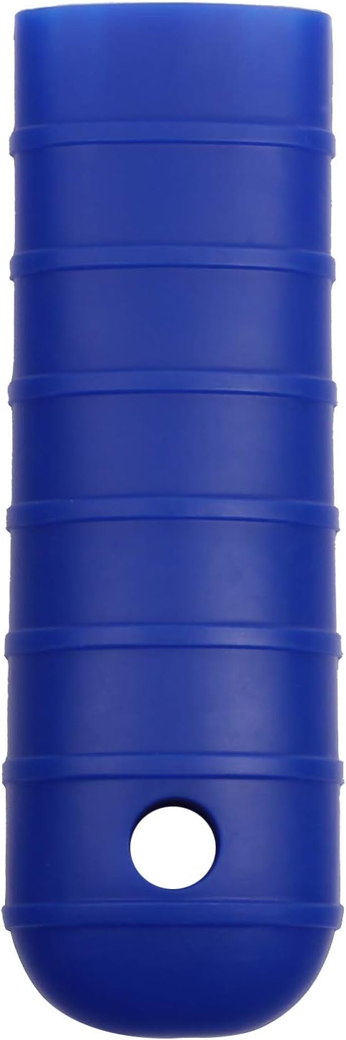 Silicone Hot Handle Holder, Potholder (Extra Thick Red) for Cast Iron Skillets, Pans, Frying Pans & Griddles, Metal and Aluminum Cookware Handles - Sleeve Grip, Handle Cover