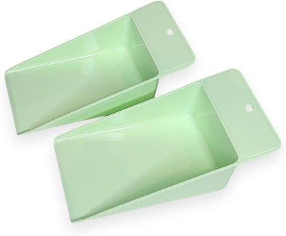 Tupperware Set of 2 Canister Scoops Mint Green