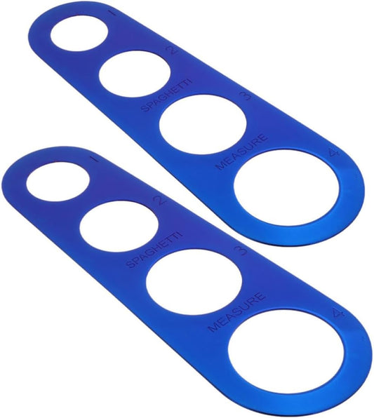 2pcs Stainless Steel 4-hole Spaghetti Measure Tool for Kitchen