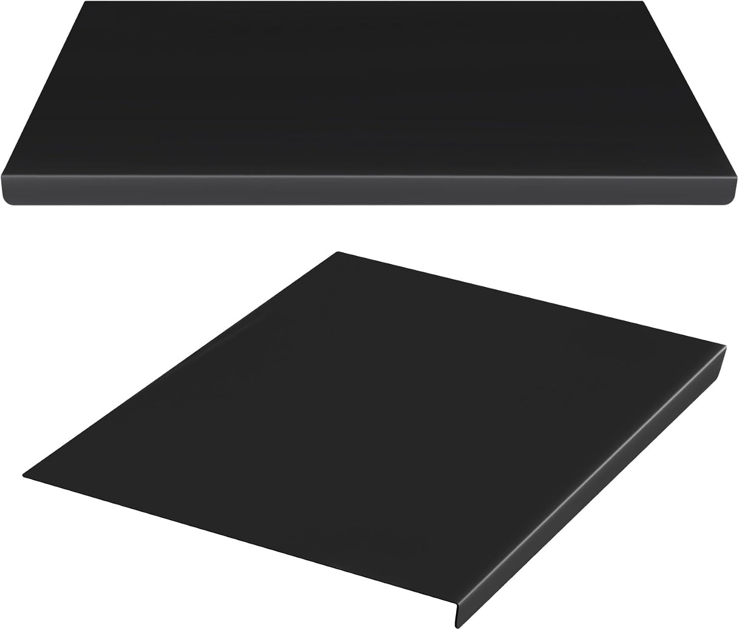 Silicone Mat with Edge Protection, 28" x 20" Large Kitchen Counter Protector Mat, Heat Resistant Desk Saver Pad for Craft Baking, Cut to Fit Placemat Non-Slip Easy to Clean Table Coffee Mat (White)