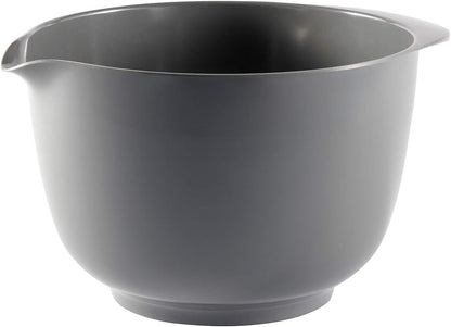 Hutzler Classic 2 Liter Melamine Mixing Bowl, Gray