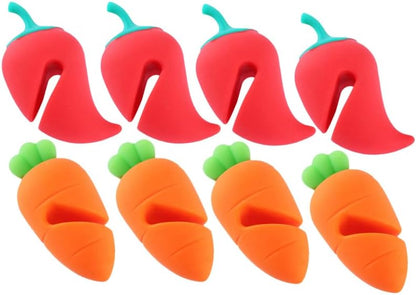 Angoily Pot Lid Lifters 8 pcs Silicone Food Grade Heat Resistant