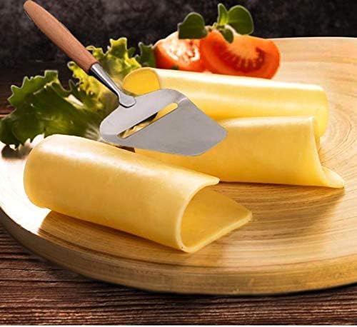 Cheese Slicer Plane Stainless Steel Cutter Spatula Server Wood Handle