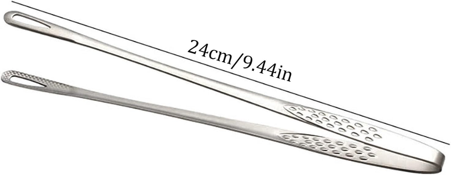Chef Tweezers - Multipurpose Culinary Plating Tweezers, Stainless Kitchen Precision Tongs | Anti Rust Food Handling Tool, Cooking Garnish Placement Accessory, Barbecue Serving Control Tongs