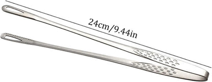 Chef Tweezers - Multipurpose Culinary Plating Tweezers, Stainless Kitchen Precision Tongs | Anti Rust Food Handling Tool, Cooking Garnish Placement Accessory, Barbecue Serving Control Tongs
