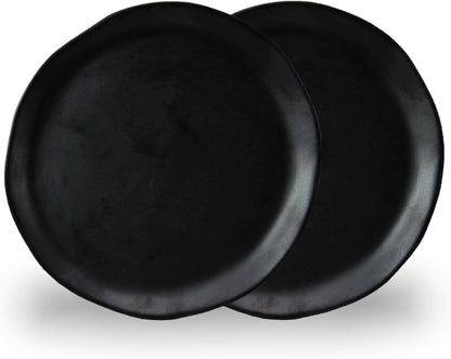 roro Handmade 2-Inch Matte Black Ceramic Pinch Bowls, Set of 6 – Versatile Stoneware for Spices, Condiments, Appetizers & Finger Foods