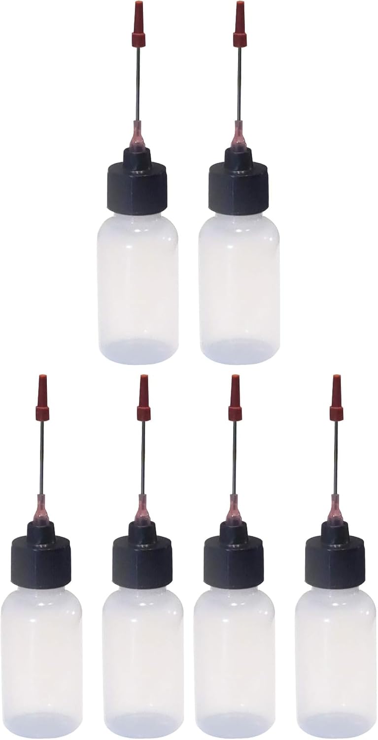 Liberty Products 2-1oz Plastic Squeeze Bottles 1.5" Stainless Applicators