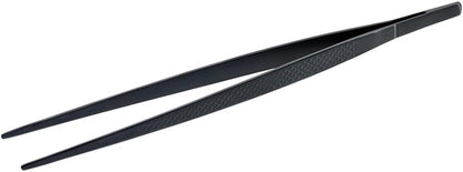 Mercer Culinary 18-8 Stainless Steel Chef Plating Tongs, Offset Tip, 6-1/2 Inch