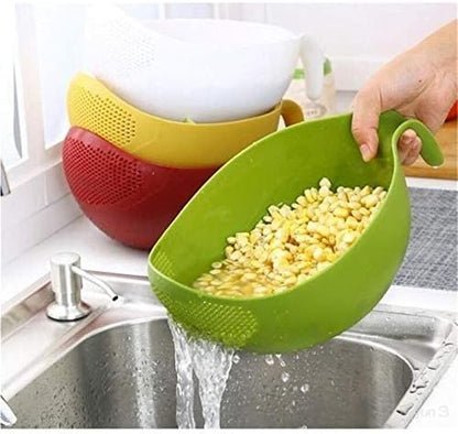 Rice Washer Quinoa Strainer Cleaning Veggie Fruit Kitchen Tools with Handle Newest