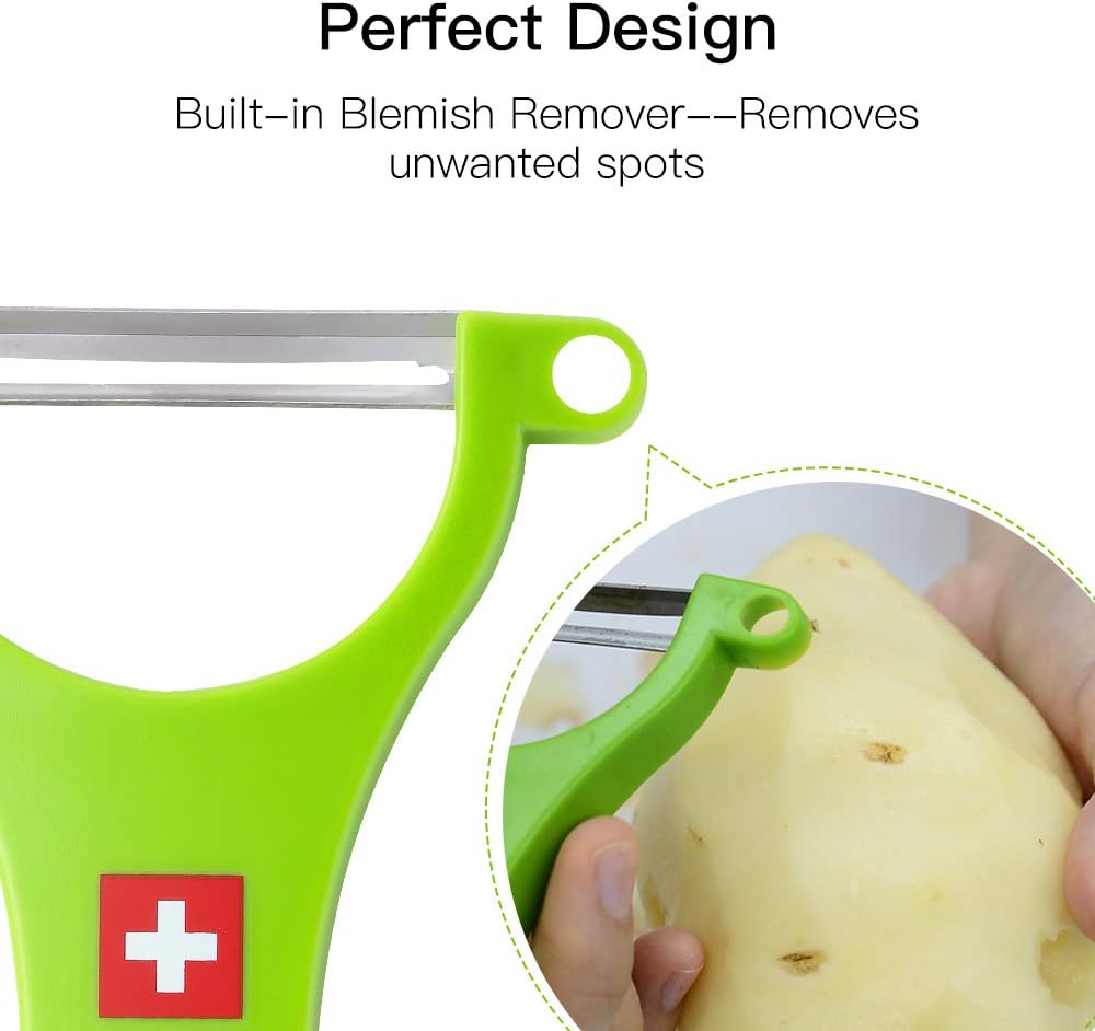 Original Swiss Made Peeler Vegetable&Fruits stainless steel blade Peeler for kitchen (ORANGE-vegetable grater)