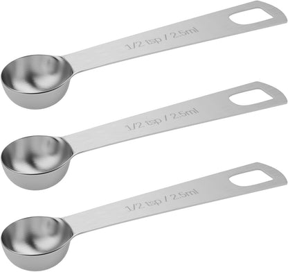 1tsp(1/3tbsp, 5ml) Measuring Spoon, Stainless Steel Teaspoon