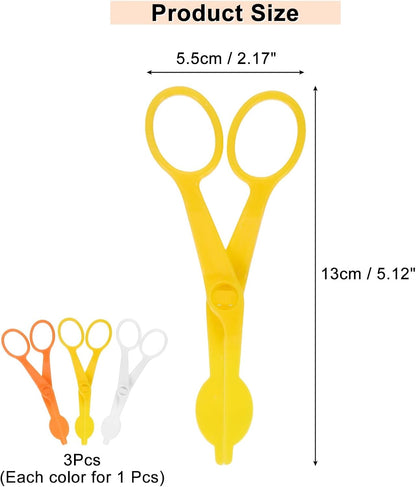 uxcell 3Pcs Flower Lifter Cake Decorating 5.1x2.2" Fondant Tool Purple