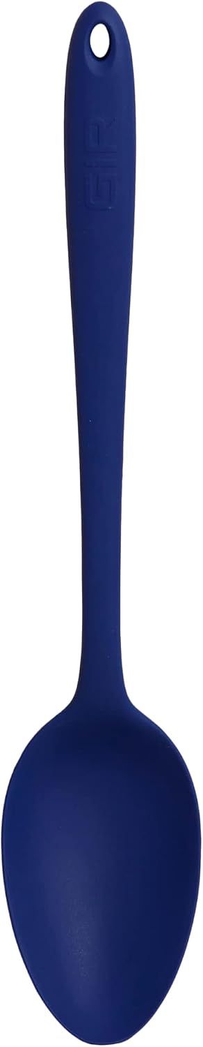 GIR: Get It Right Silicone Spoon, High Heat Resistant Kitchen Tool - Non toxic cooking utensils for Nonstick Cookware, Cooking, Baking and Mixing, Ultimate - 13IN, Red
