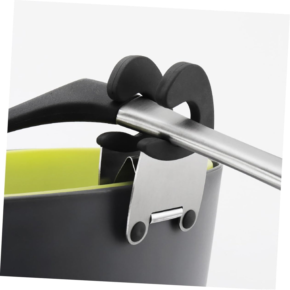 Stainless Steel Pot Side Clamp Spoon Holder 4pcs for Kitchen Use