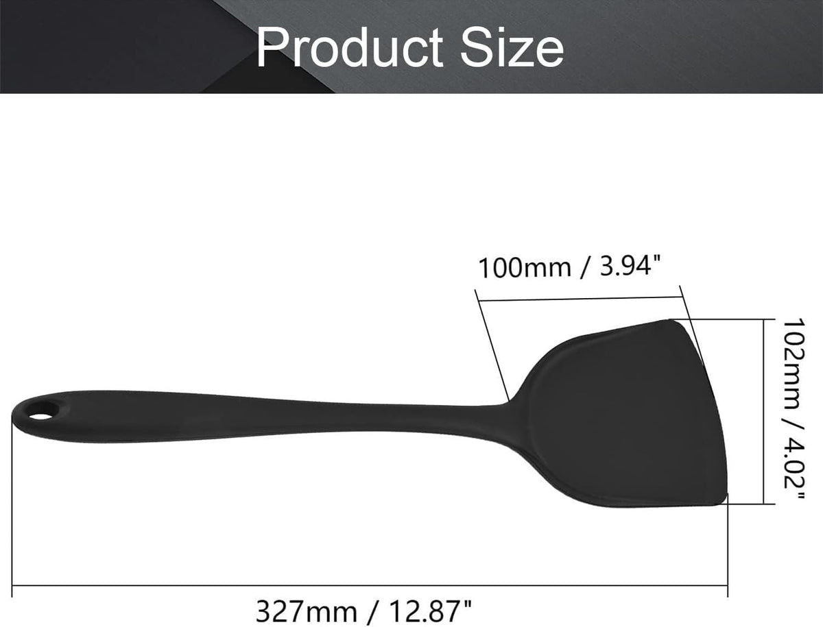 Silicone Wok Spatula, Non-Stick Heat Resistant Flexible Baking Spatula