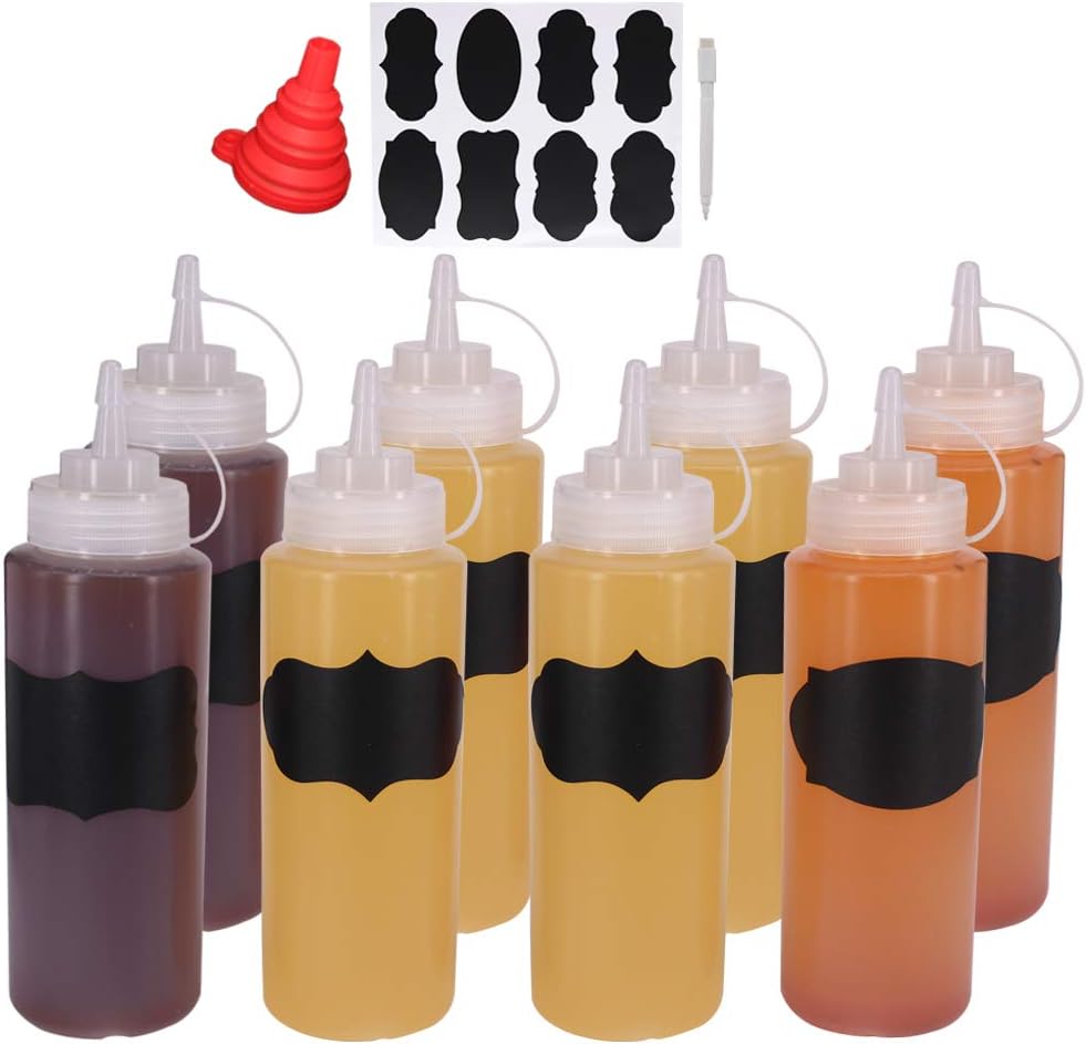 32 oz / 1000 ml Plastic Squeeze Bottles 3-Hole